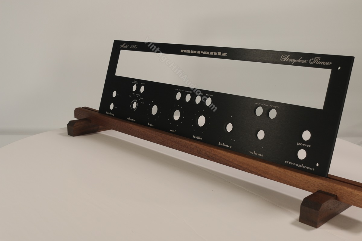 marantz 店舗用プレート【ヴィンテージ】ディスプレイ Marantz 2230 Replica Faceplate - High-Quality Aluminum, Precision