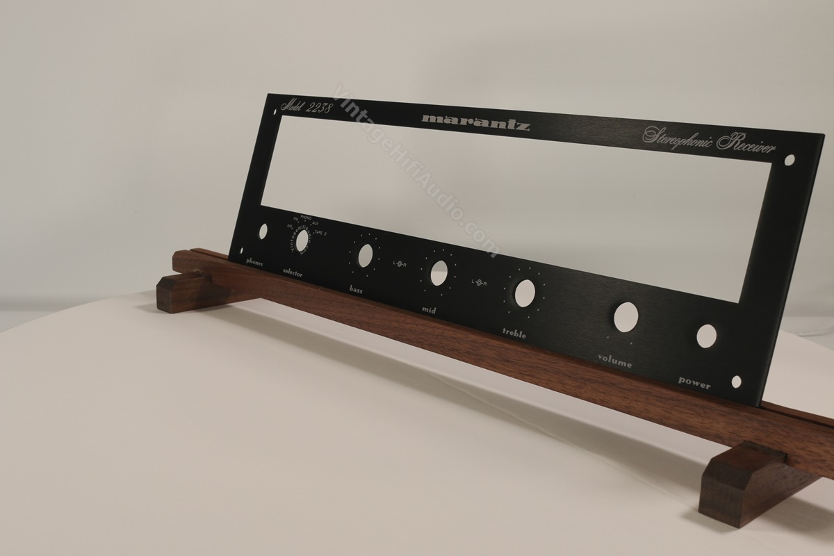 Marantz 2238 Replica Faceplate - High-Quality Aluminum, Precision