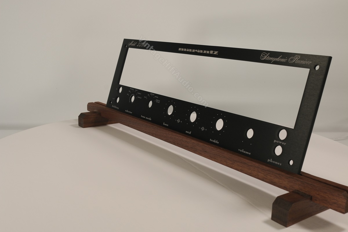 ミネルヴァページ Marantz 2250 Replica Faceplate - High-Quality Aluminum, Precision