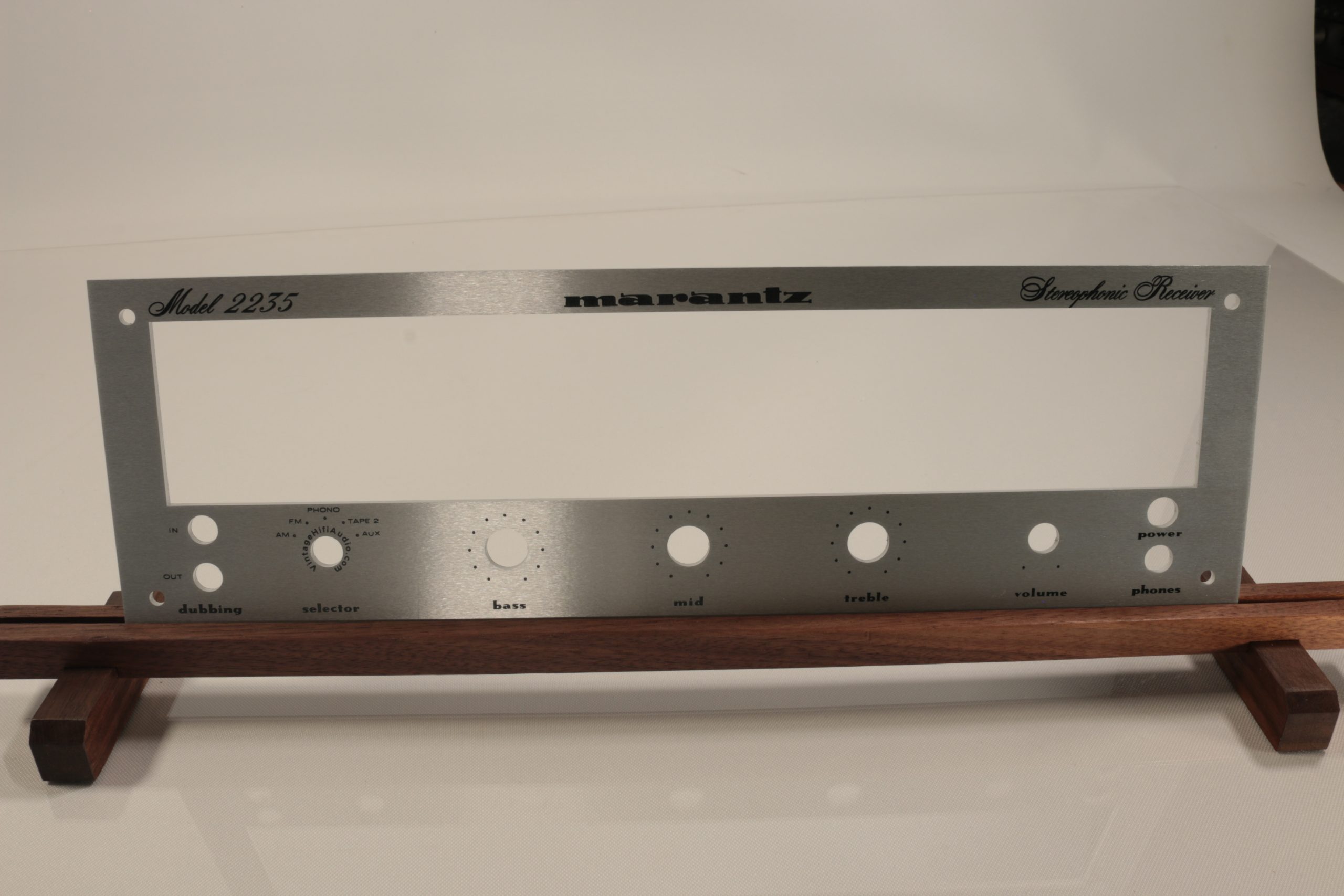Marantz 2235 Replica Faceplate - High-Quality Aluminum, Precision