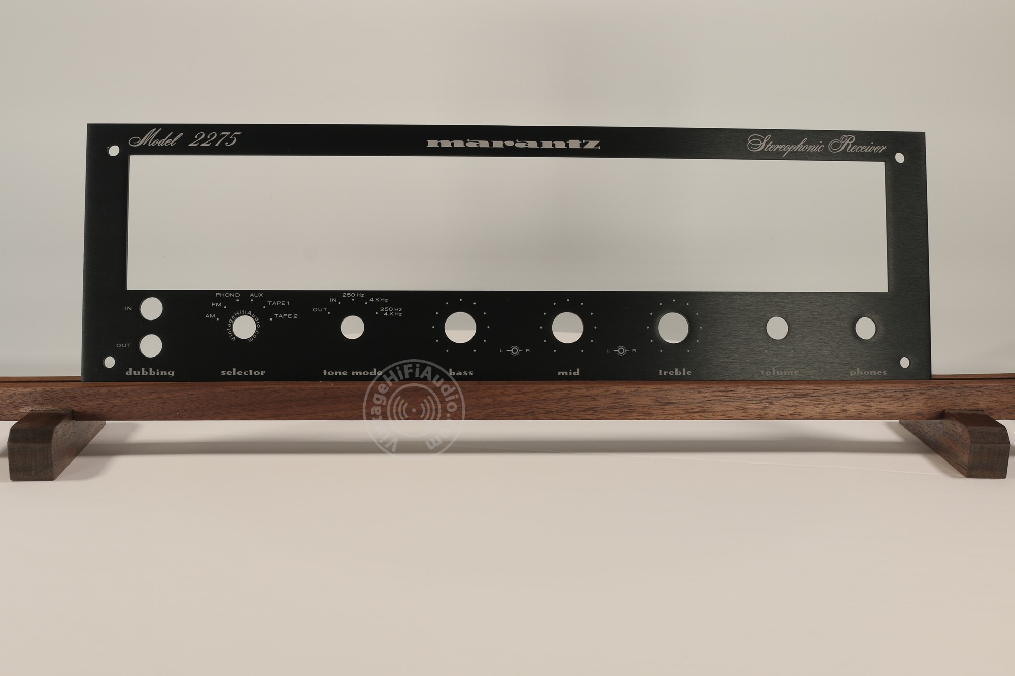 Marantz 2275 Replica Faceplate - High-Quality Aluminum, Precision