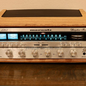 Marantz 2265 in Zebrawood WC-22 case Marantz 2265 in Zebrawood WC-22 case