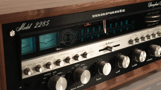 Marantz 2285 Black Faceplate Marantz 2285 Black Faceplate
