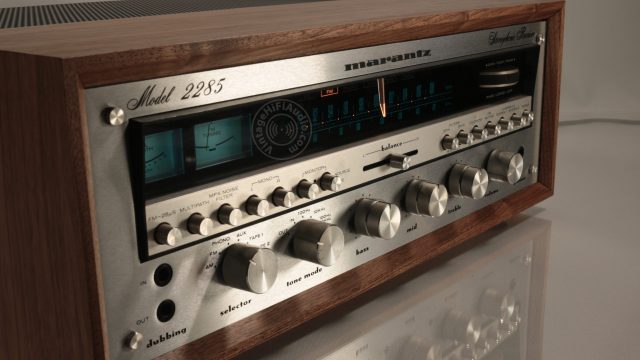 Marantz 2285 Silver Faceplate Marantz 2285 Silver Faceplate